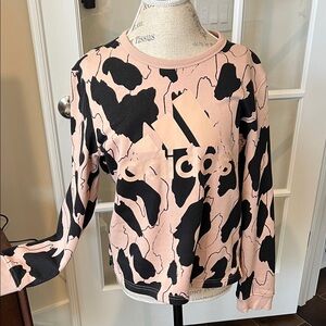 Ladies, Adidas, print sweatshirt.